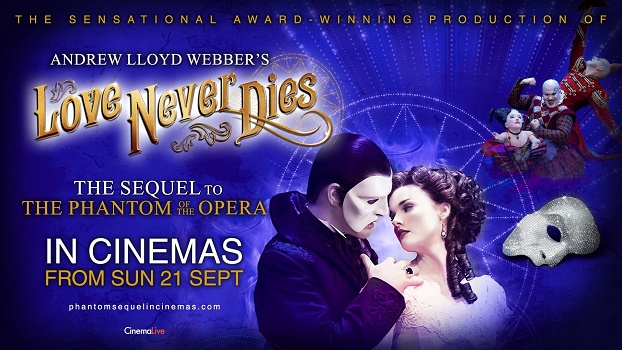 Poster for Andrew Lloyd Webber's Love Never Dies